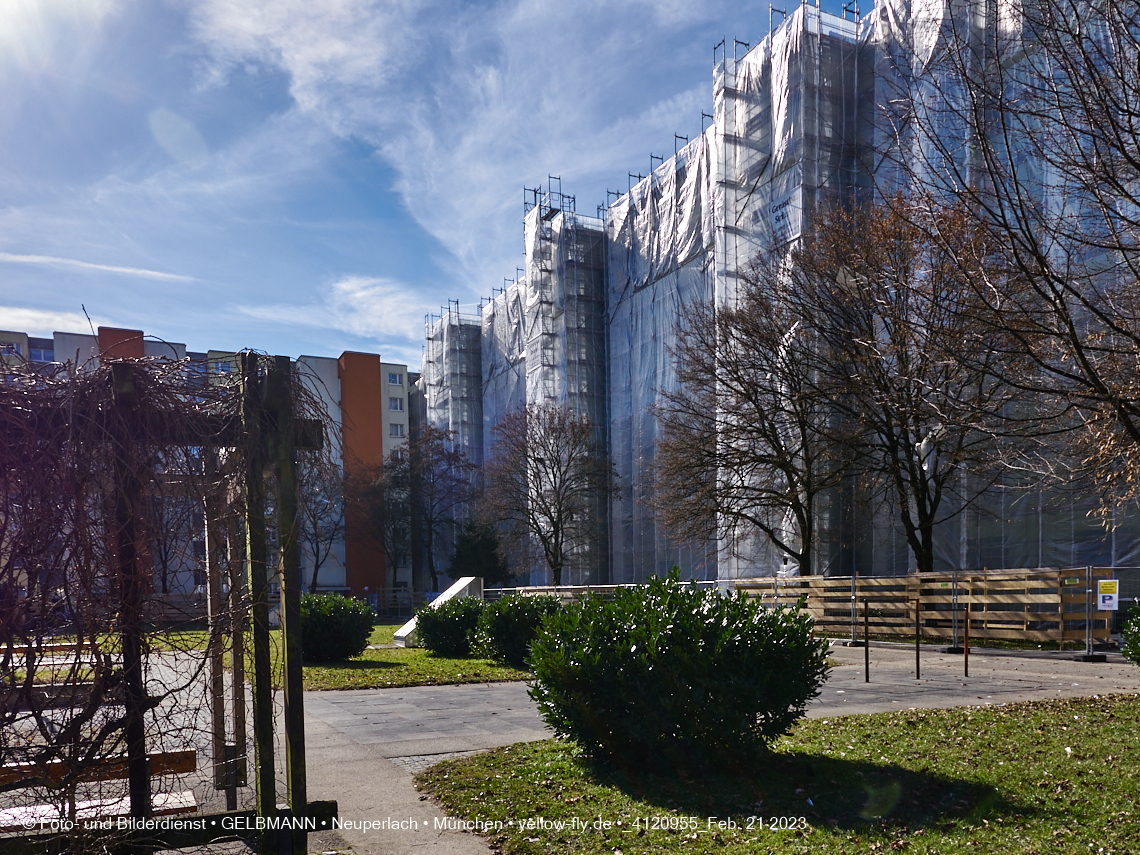 21.02.2023 -  Mega-Sanierung in der Kurt-Eisner-Straße in Neuperlach